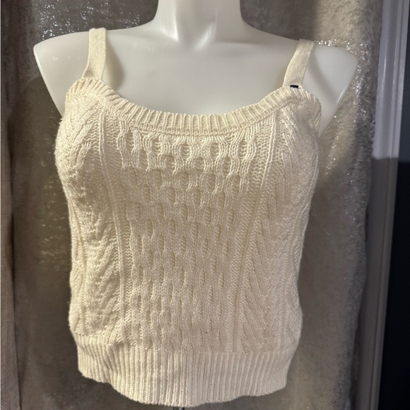Almost Famous Cream Knit Tank Top - Picture 2 of 4